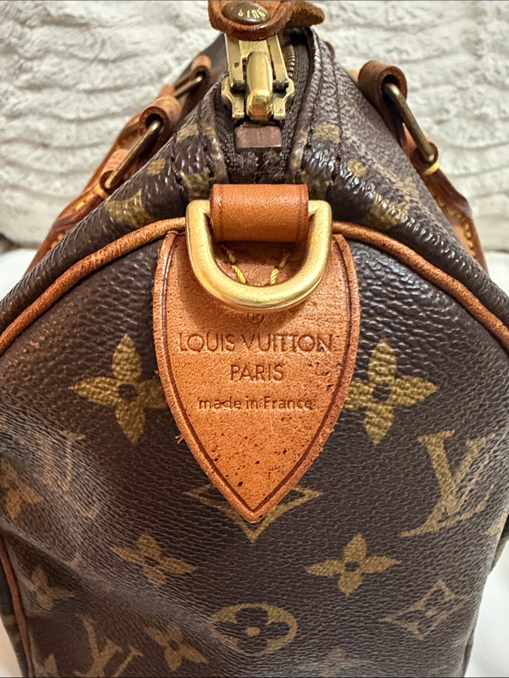 Authentic Louis Vuitton monogram speedy 25 with D rings - Picture 2 of 15